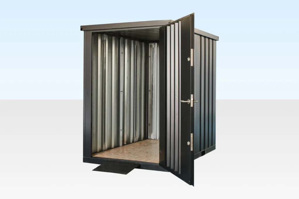 Flat Pack Metal Garden Store - Image 5
