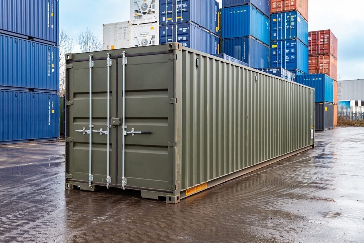 40ft Tunnel Container – Fully Shelved Mobile Workshop - Image 2