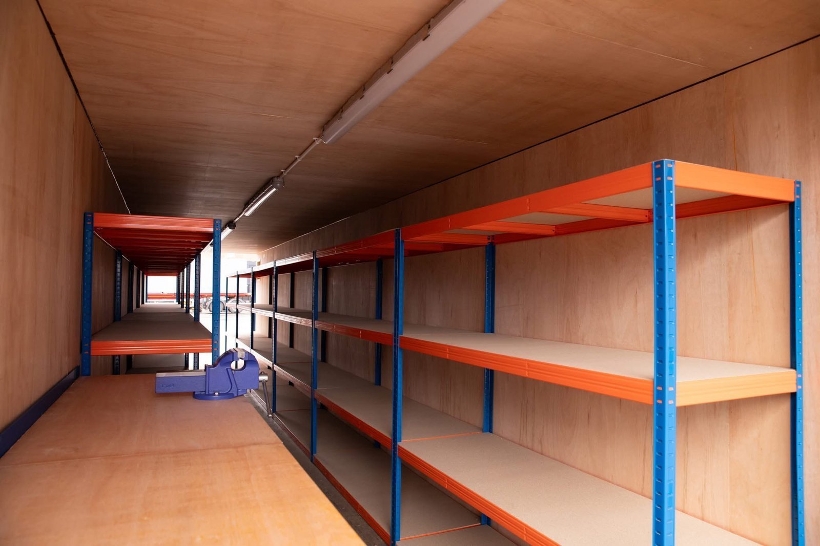 40ft Tunnel Container – Fully Shelved Mobile Workshop - Image 3