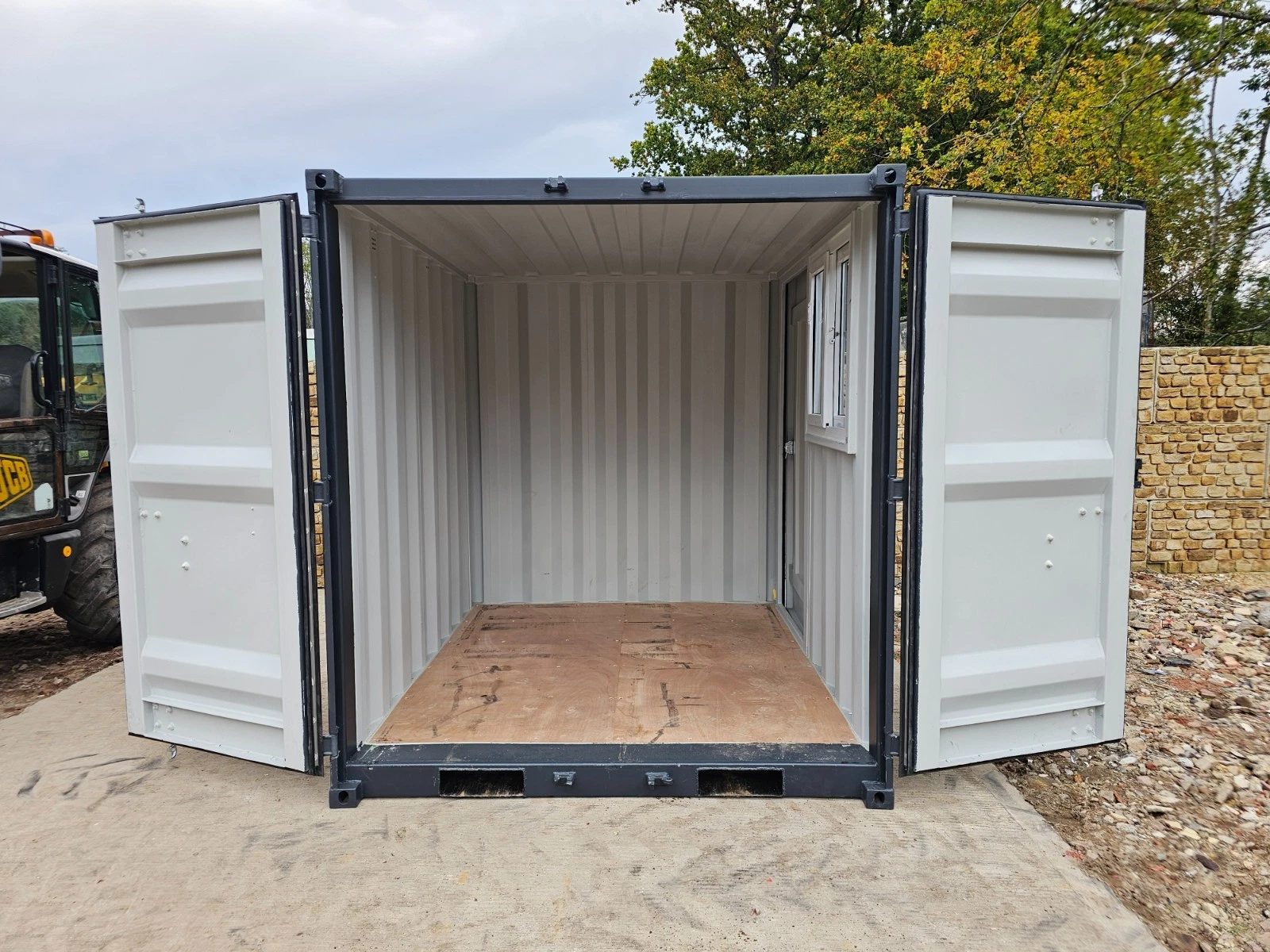 8' Shipping Container Site Safe Lock Up Box Toolbox 8ft Workshop Shed Office - Image 13