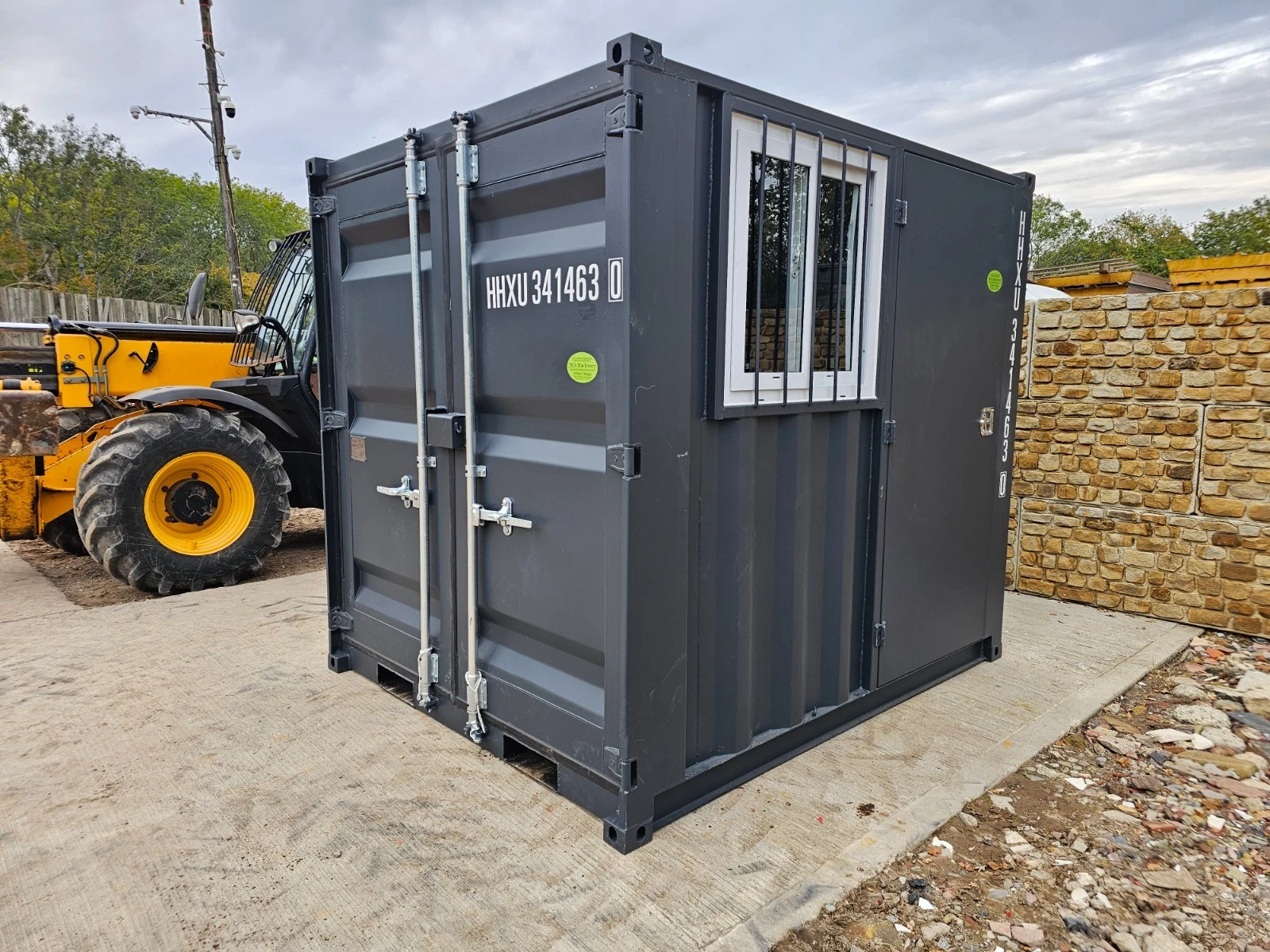 8' Shipping Container Site Safe Lock Up Box Toolbox 8ft Workshop Shed Office - Image 19