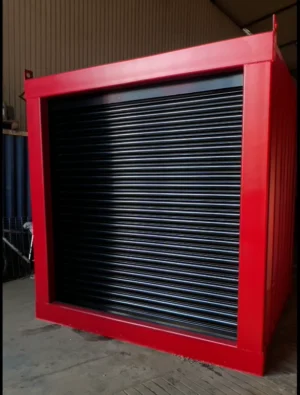 6ft Bespoke Roller Shuttered Shipping Container | Secure  Motorized Coiling Door