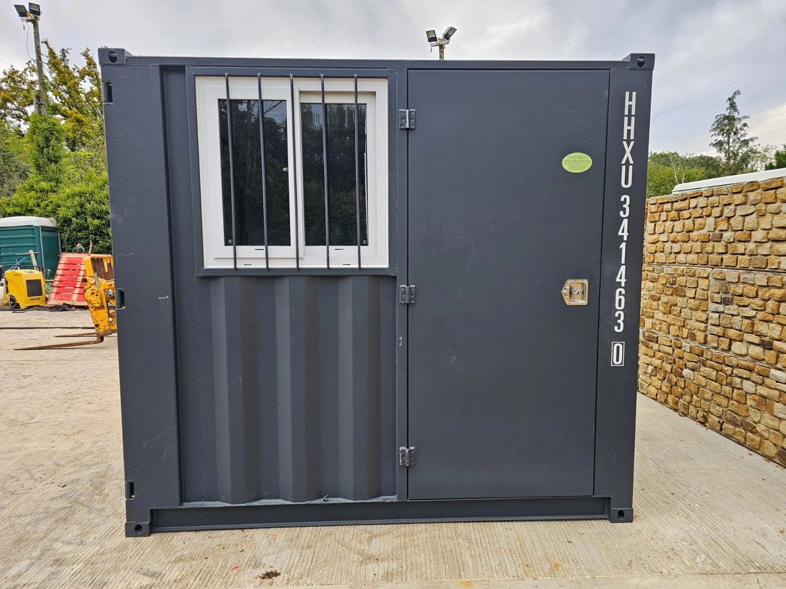 8' Shipping Container Site Safe Lock Up Box Toolbox 8ft Workshop Shed Office - Image 17