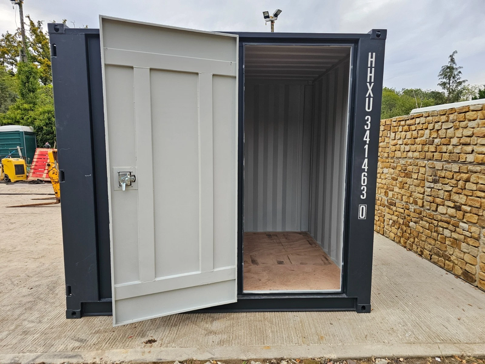 8' Shipping Container Site Safe Lock Up Box Toolbox 8ft Workshop Shed Office - Image 14